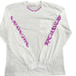 Chrome Hearts Neck Scroll Logo L/S T-shirt White Purple - Paroissesaintefoy Sneakers Sale Online