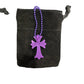 Chrome Hearts Silichrome Cross Necklace Purple - Sneakersbe Sneakers Sale Online