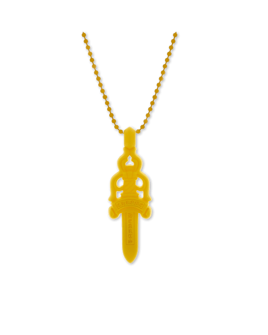 Chrome Hearts Silichrome Dagger Necklace Yellow - Sneakersbe Sneakers Sale Online