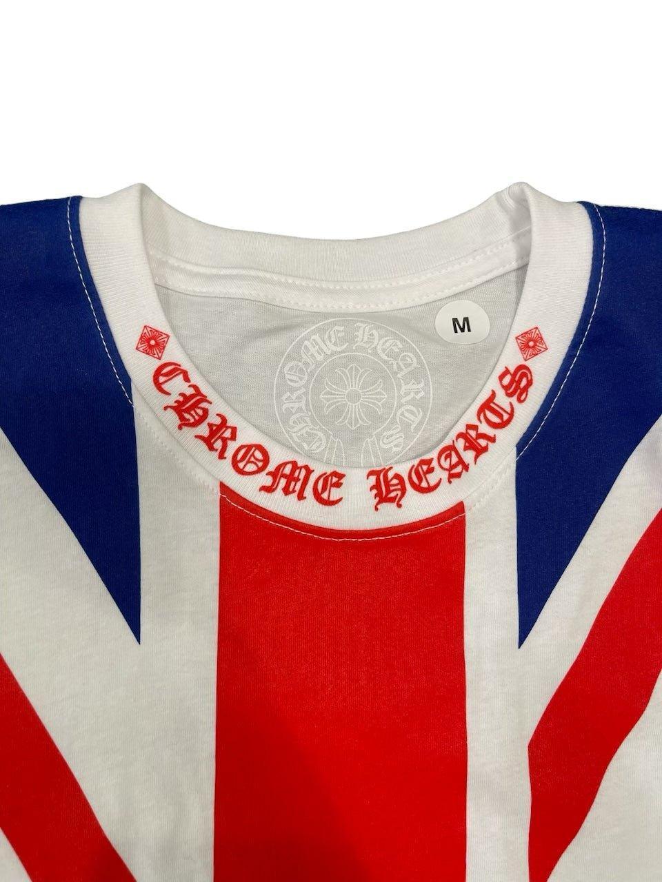 希少/入手困難◆CHROME HEARTS◆UNION JACK TEE WHITE/RED/BLUE Puma X-Ray Sneakers in zwart - Chrome Hearts Union Jack T