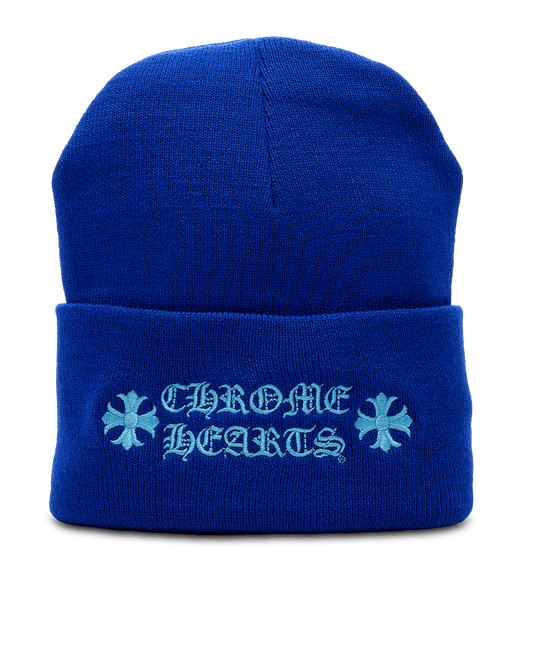 Chrome Hearts Watch Cap Beanie Blue - Supra cross Sneakers