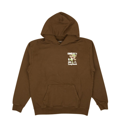 Complexcon x Verdy Brown Chest Logo Graphic Hoodie Brown - Sneakersbe Sneakers Sale Online