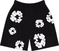 Denim Tears The Cotton Wreath Sweat Shorts Black