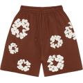 Denim Tears The Cotton Wreath Sweat Shorts Brown