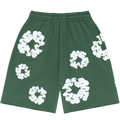 Denim Tears The Cotton Wreath Sweat Shorts Green