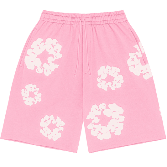 Denim Tears The Cotton Wreath Sweat Shorts Pink - Paroissesaintefoy Sneakers Sale Online