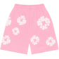 Denim Tears The Cotton Wreath Sweat Shorts Pink - Paroissesaintefoy Sneakers Sale Online