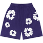 Denim Tears The Cotton Wreath Sweat Shorts Purple - Paroissesaintefoy Sneakers Sale Online