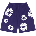 Denim Tears The Cotton Wreath Sweat Shorts Purple