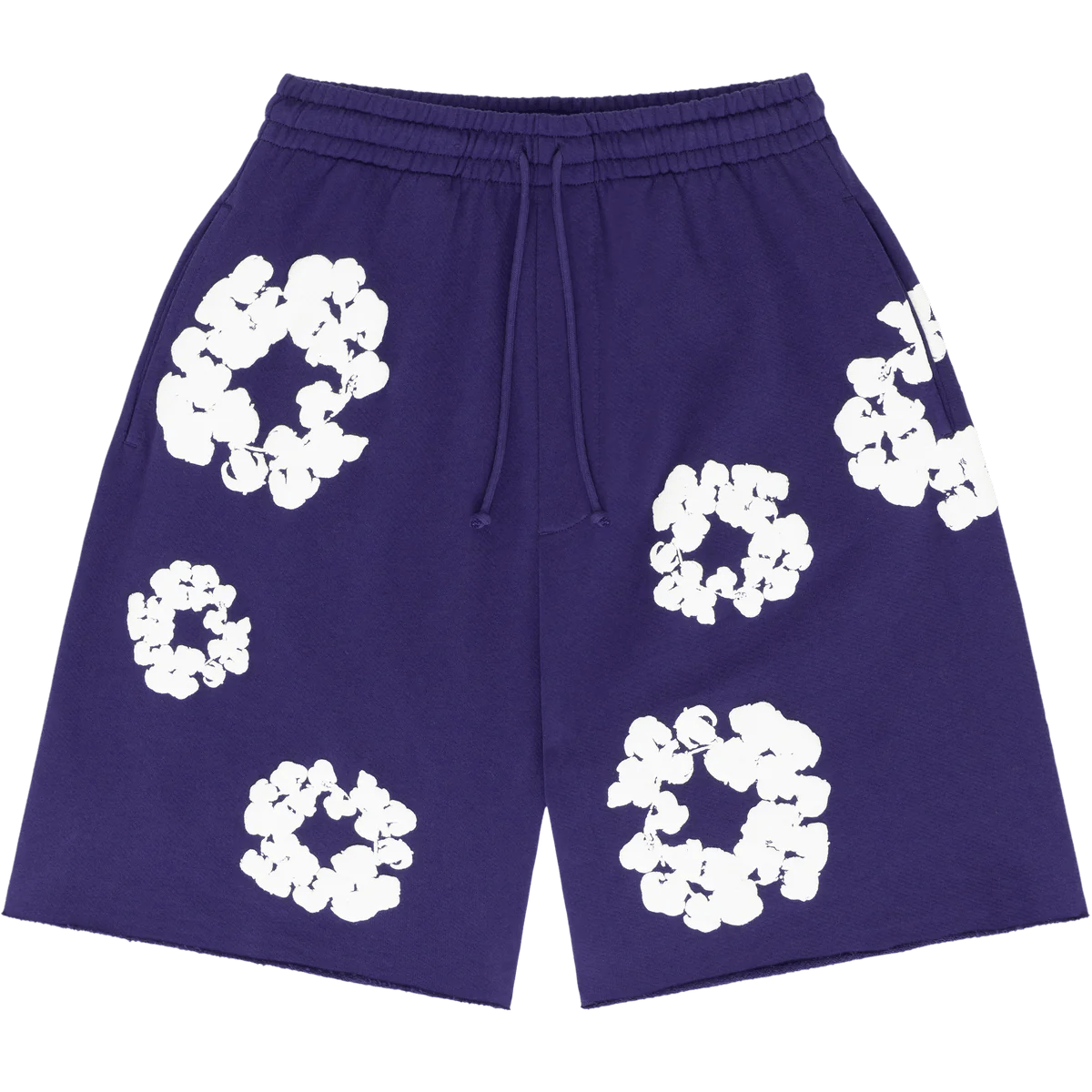 Denim Tears The Cotton Wreath Sweat Shorts Purple - Paroissesaintefoy Sneakers Sale Online