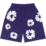Denim Tears The Cotton Wreath Sweat Shorts Purple - Supra Sneakers - Image 1
