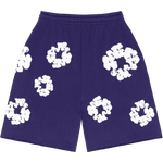 Denim Tears The Cotton Wreath Sweat Shorts Purple - Supra Sneakers - Image 2