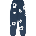 Denim Tears The Cotton Wreath Pantaloni tuta blu navy