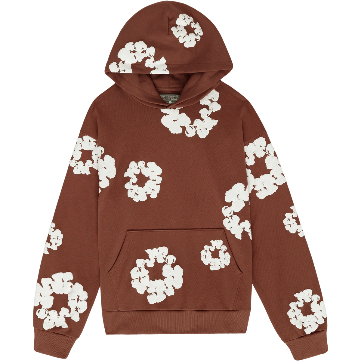 Denim Tears The Cotton Wreath Sweatshirt Brown - Supra Vapor Sneakers