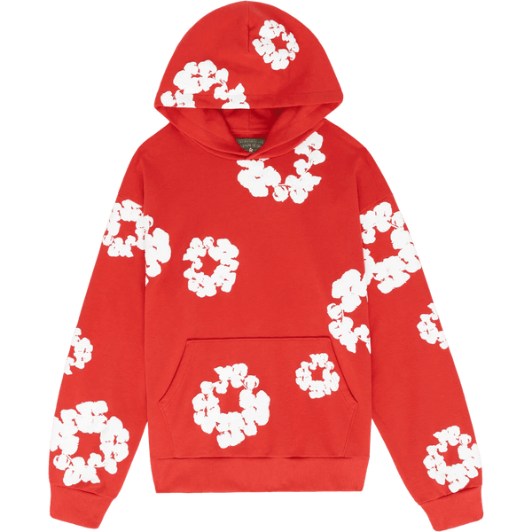 Denim Tears The Cotton Wreath Sweatshirt Red - Supra Sneakers