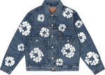 Denim Tears x Levi's Wreath Jean Jacket Dark Wash - Supra Sneakers - Image 1