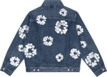 Denim Tears x Levi's Wreath Jean Jacket Dark Wash - Supra Sneakers - Image 2
