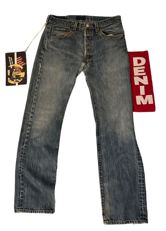 Denim Tears x Levi's x CPFM Denim Jeans Medium Wash - Supra Sneakers