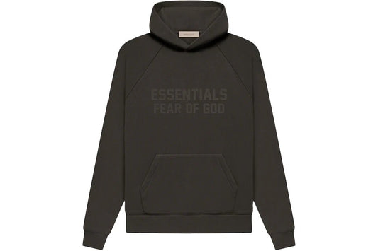 Fear of God Essentials Hoodie Off Black - Supra with Sneakers