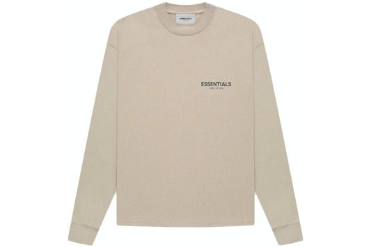 Fear of God Essentials Long Sleeve T-shirt Tan String - Supra Sneakers