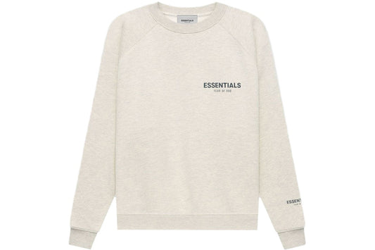 Fear of God Essentials Pullover Crewneck Light Heather Oatmeal - Sneakersbe Sneakers Sale Online