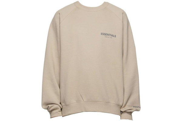 Fear of God Essentials Pullover Crewneck Tan String - Supra Sneakers