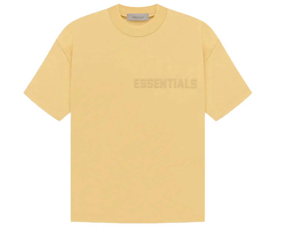 Fear of God Essentials SS T-Shirt Light Tuscan - Sneakersbe Sneakers Sale Online