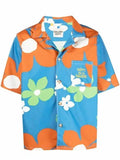 Gallery Dept. Floral Print Shirt Blue / Orange