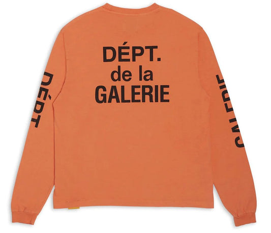 Gallery Dept. French Collector L/S T-shirt Orange Black - Supra Sneakers