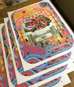 Graham Yarrington Phish MSG APS (1/150) Lithograph Print - Supra Sneakers - Image 1