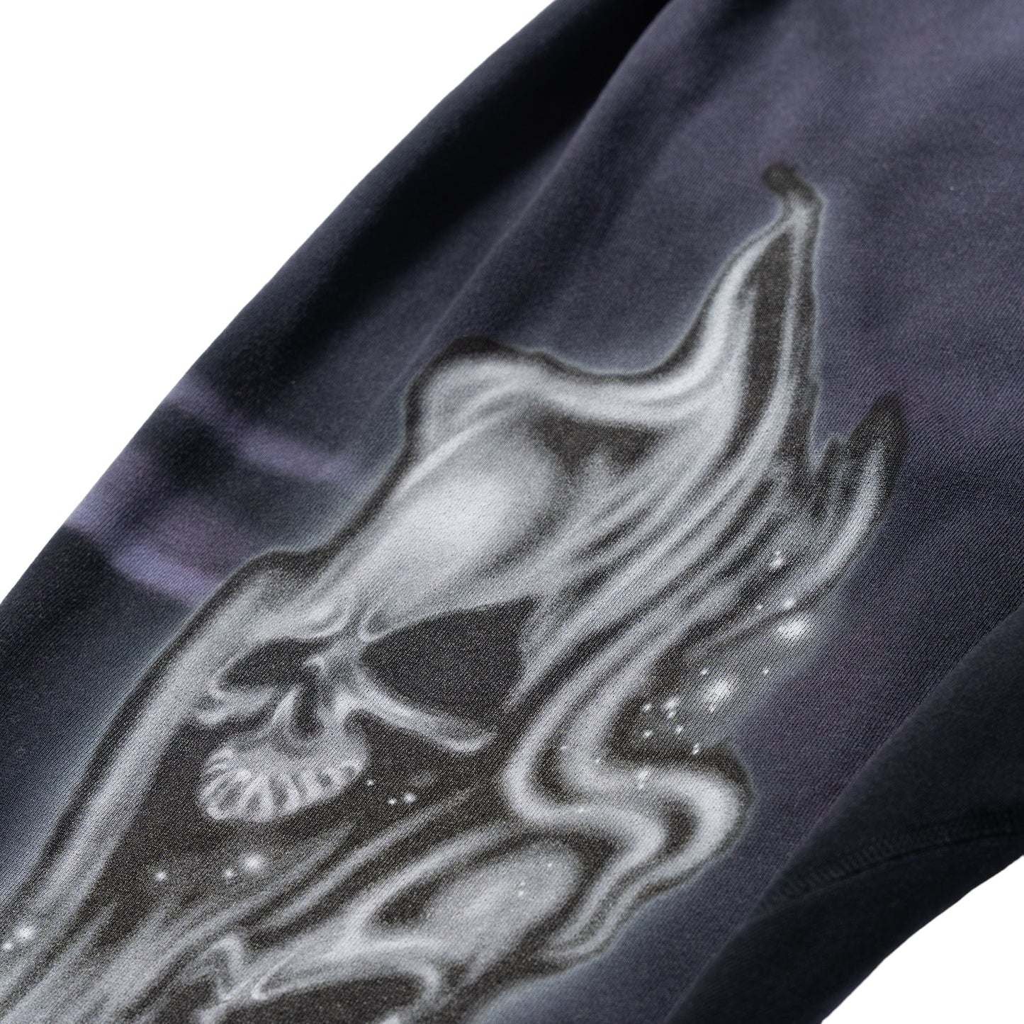 Hellstar Airbrushed Skull Sweatpants (Closed Elastic Bottom) - Paroissesaintefoy Sneakers Sale Online