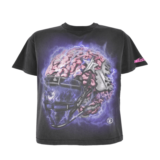 Hellstar Brain Helmet T-Shirt - Paroissesaintefoy Sneakers Sale Online