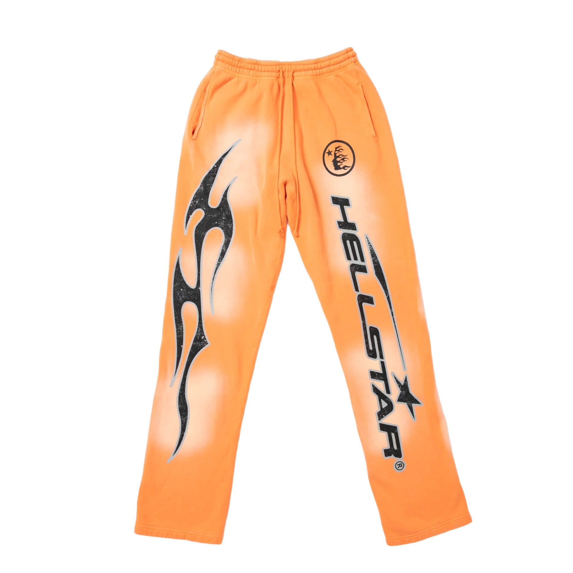 Hellstar Fire Orange Hellstar Sweatpants (Flare Bottom) - Paroissesaintefoy Sneakers Sale Online