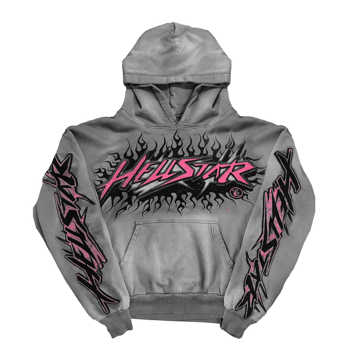 Hellstar Future Flame Hoodie Grey - Paroissesaintefoy Sneakers Sale Online