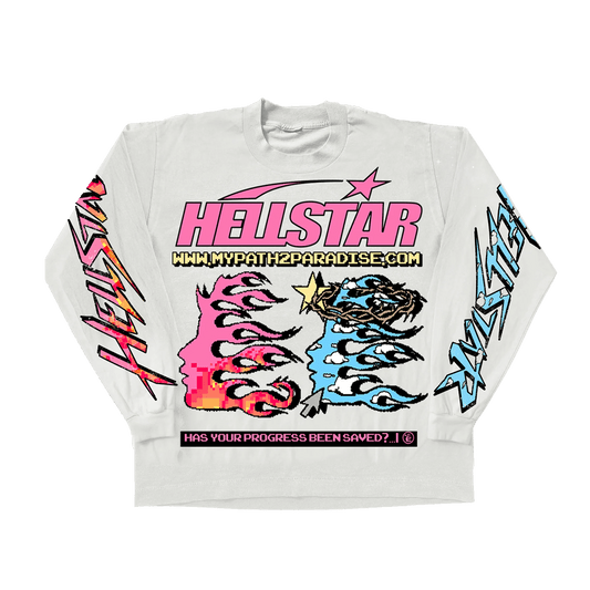 Hellstar Pixel Long Sleeve T-Shirt - Sneakersbe Sneakers Sale Online