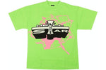 Hellstar Son of G-D T-shirt Neon Green - Supra Sneakers - Image 1
