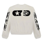 Hellstar Sports Crewneck (White) - Supra Sneakers - Image 2