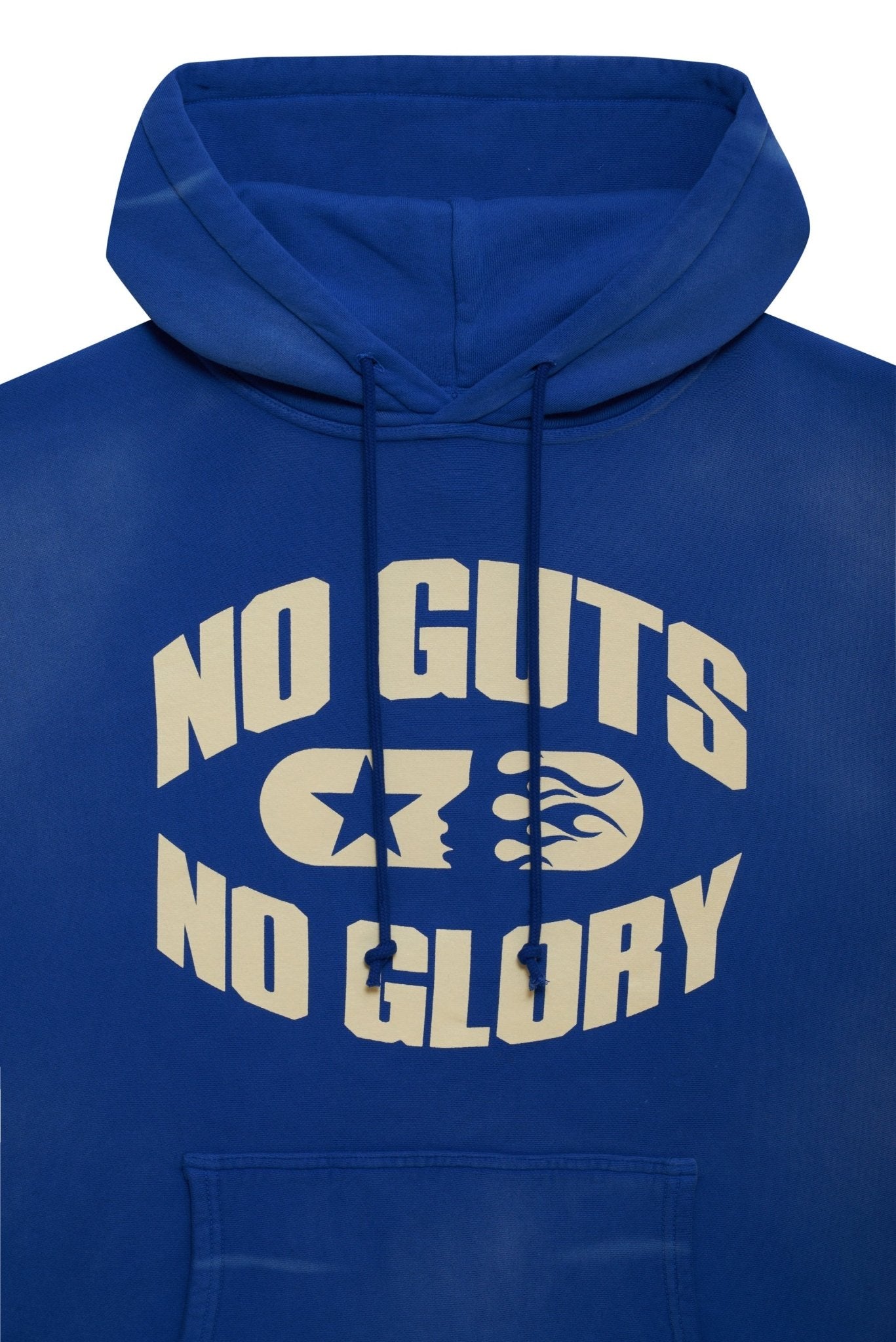 Hellstar Sports No Guts No Glory! Hoodie (Blue) - Paroissesaintefoy Sneakers Sale Online