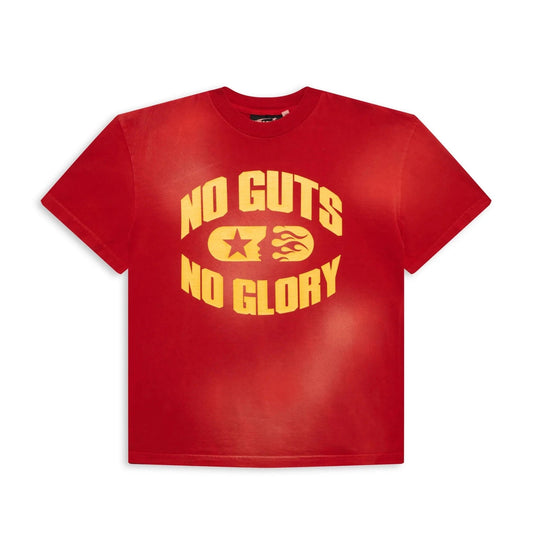 Hellstar Sports No Guts No Glory T-Shirt (Red) - Sneakersbe Sneakers Sale Online