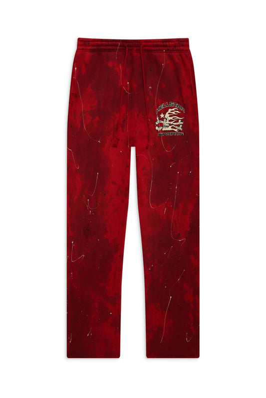 Hellstar Sports Red Tye-Dye Sweatpants - Paroissesaintefoy Sneakers Sale Online