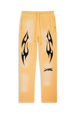 Hellstar Sports Sweatpants (Yellow) - Supra Sneakers - Image 1