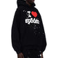 I Love Sp5der Souvenir Hoodie Black - Paroissesaintefoy Sneakers Sale Online