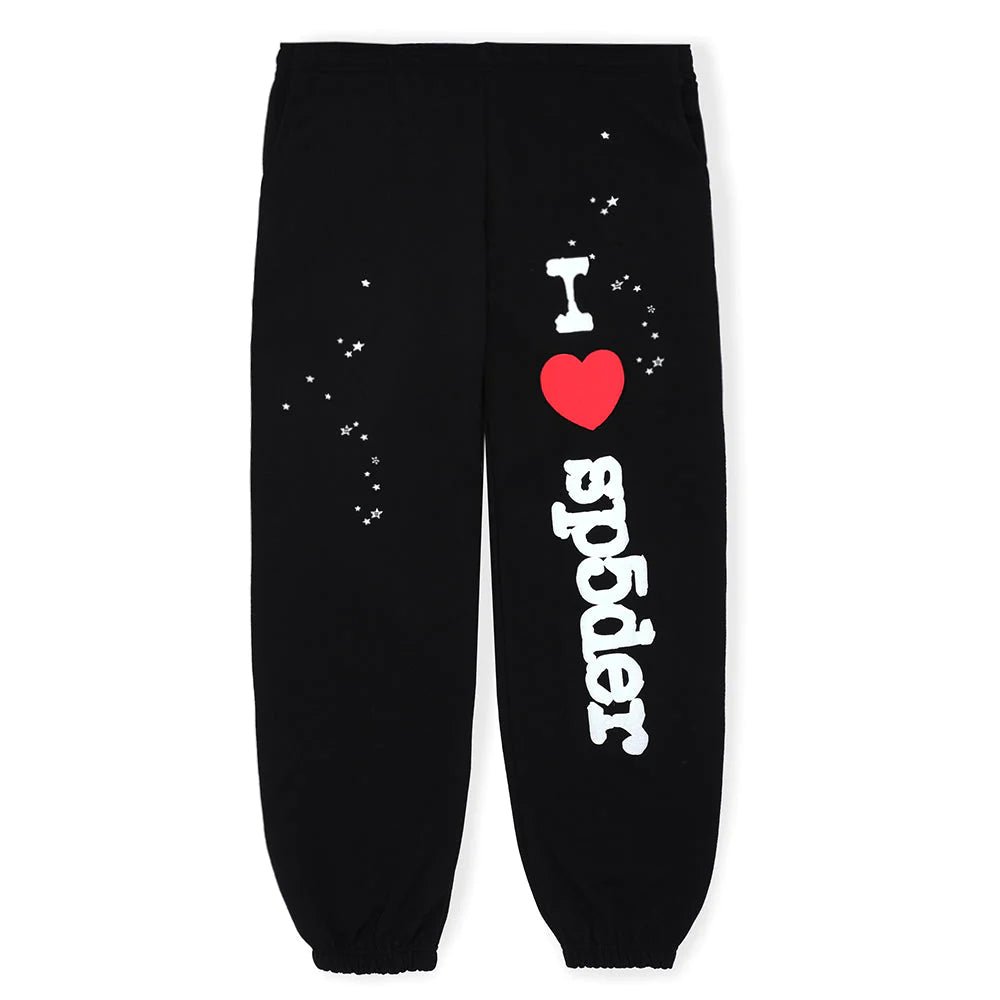 I Love Sp5der Sweatpants Black - Supra Sneakers