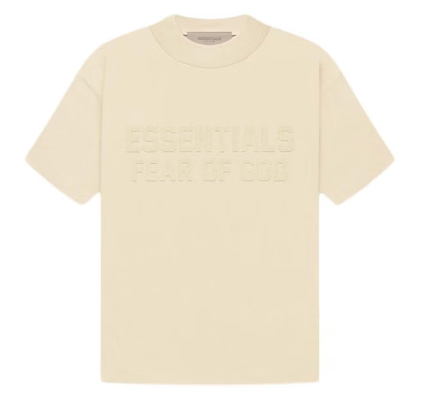 Kids Fear of God Essentials S/S T-shirt Egg Shell - Supra Sneakers