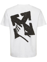 Off-White Hand Arrow Logo T-Shirt White - Supra Sneakers - Image 2