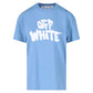Off-White Sky Blue Logo T-Shirt - Paroissesaintefoy Sneakers Sale Online