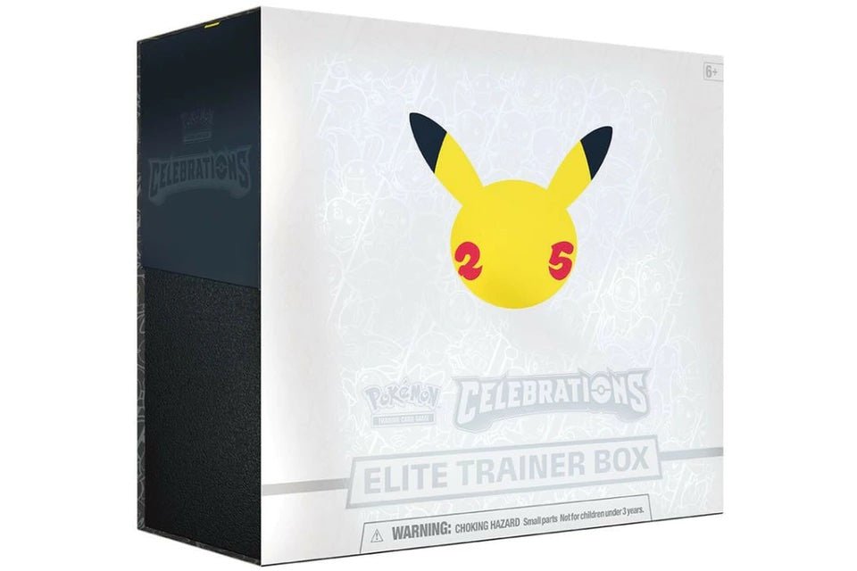 Pokémon TCG 25th Anniversary Celebrations Elite Trainer Box - Sneakersbe Sneakers Sale Online