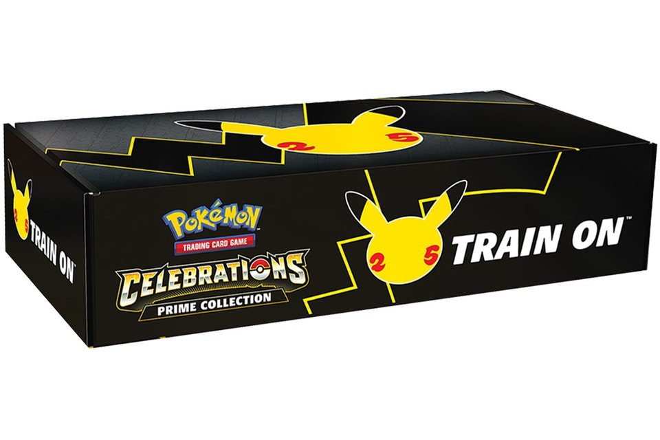Pokémon TCG 25th Anniversary Celebrations Prime Collection Box - Sneakersbe Sneakers Sale Online