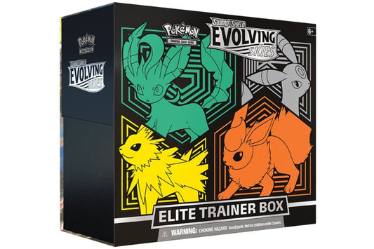 Pokémon TCG Sword & Shield Evolving Skies Elite Trainer Box (Flareon/Jolteon/Umbreon/Leafeon) - Sneakersbe Sneakers Sale Online