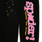 Sp5der Black P*nk V2 Sweatpants - Paroissesaintefoy Sneakers Sale Online